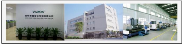 280kg waterproof single door electromagnetic lock magnetic card electric locks for outdoor lock VI-280ASW