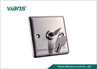 लोकप्रिय स्टेनलेस स्टील दरवाजा बाहर निकलें बटन दरवाजा सुरक्षा प्रणाली के लिए कुंजी के साथ