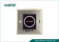 स्टेनलेस स्टील एक्सेस कंट्रोल सिस्टम के लिए बटन दरवाजा रिलीज बटन स्विच धक्का