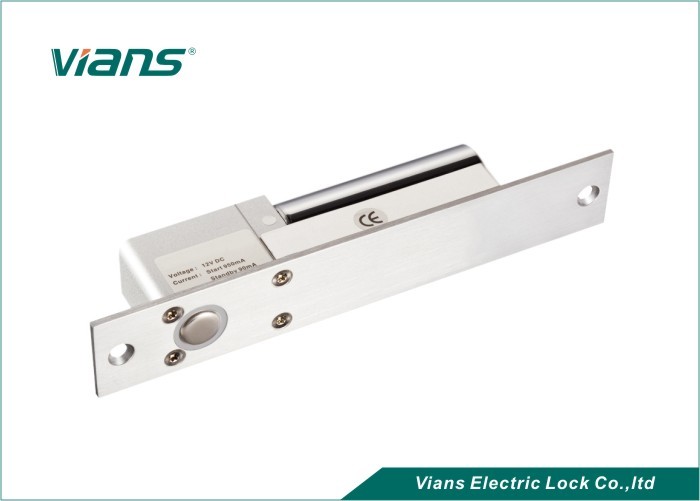 एक्सेस कंट्रोल सिस्टम के लिए सुरक्षा फिसलने दरवाजा इलेक्ट्रिक ड्रॉप बोल्ट ताला 12V