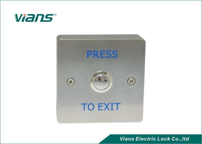 दरवाजा बाहर निकलें बटन करने के लिए धातु प्रेस, स्वचालित द्वार के लिए दरवाजा रिलीज से बाहर निकलें पुश बटन