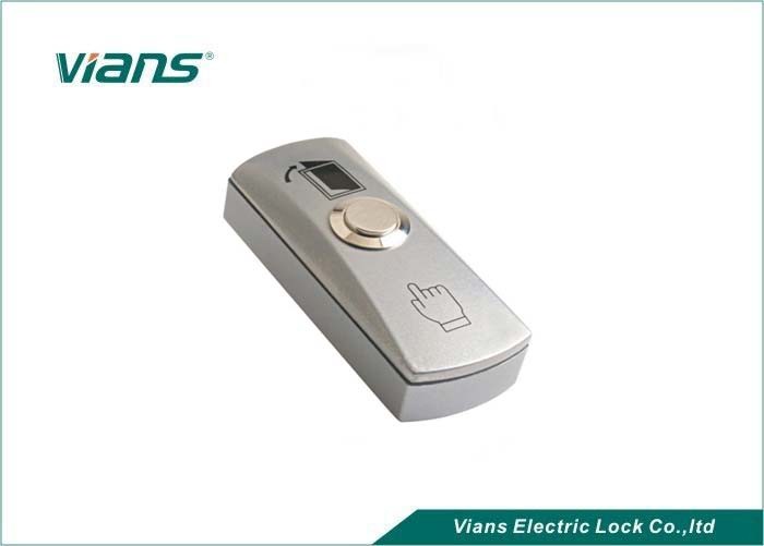 इलेक्ट्रिक लॉक दरवाजा रिलीज स्विच आपातकालीन द्वार के लिए एलईडी प्रकाश के साथ, 80 * 30 * 24mm