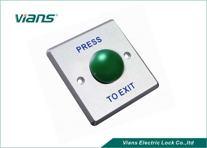 प्रवेश नियंत्रण प्रणाली के लिए Vians इलेक्ट्रिक लॉक एल्यूमिनियम एक्जिट डोअर पुश बटन