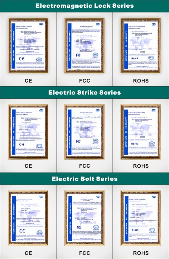 CE / FCC / RoHS के प्रमाणपत्र