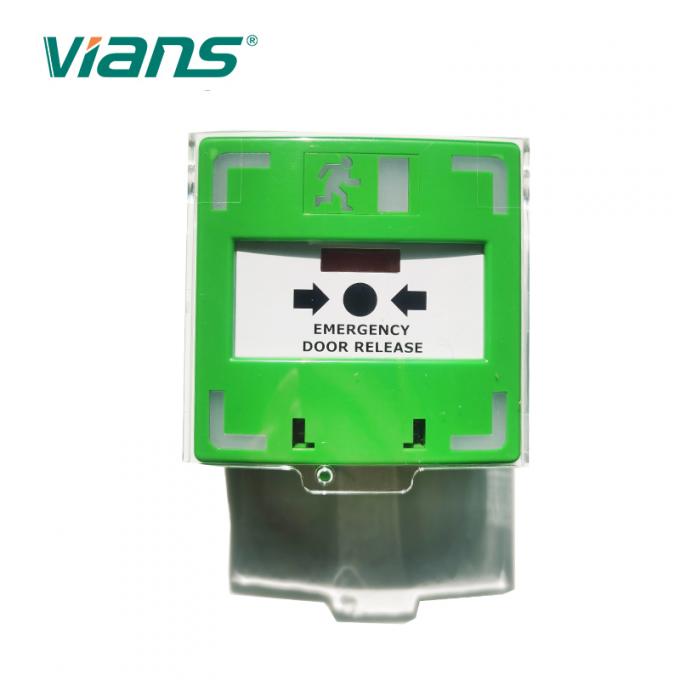 ABS पीसी फायर अलार्म इमरजेंसी IP55 डोर एग्जिट बटन रिलीज तत्काल 0