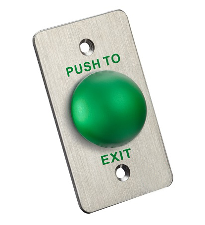 आयत के आकार का हरा IP50 दरवाजा बाहर निकलें बटन अनुकूलित पुश स्विच 1