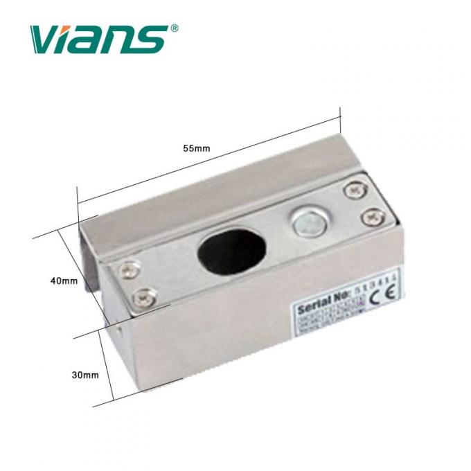 छोटे एल प्रकार बोल्ट लॉक ब्रैकेट एल्यूमिनियम फ्रेमलेस ग्लास 1